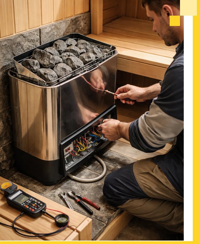 Продажа и установка электрокаменок для саун в Чусовой