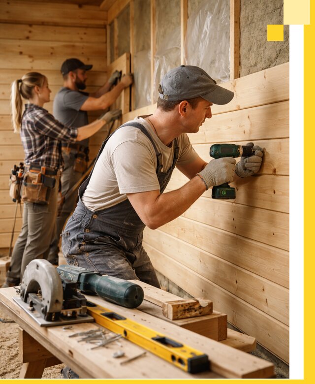 Обшивка бань под ключ в Чусовой: отделка стен и потолков