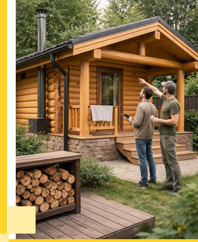 Бани для дачи под ключ в Чусовой от 261200 р. | ЭриданЧсв