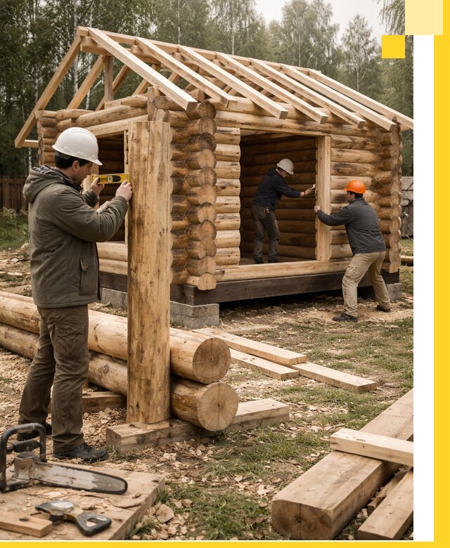 Строительство бань для дачи под ключ в Чусовой с доставкой и монтажом