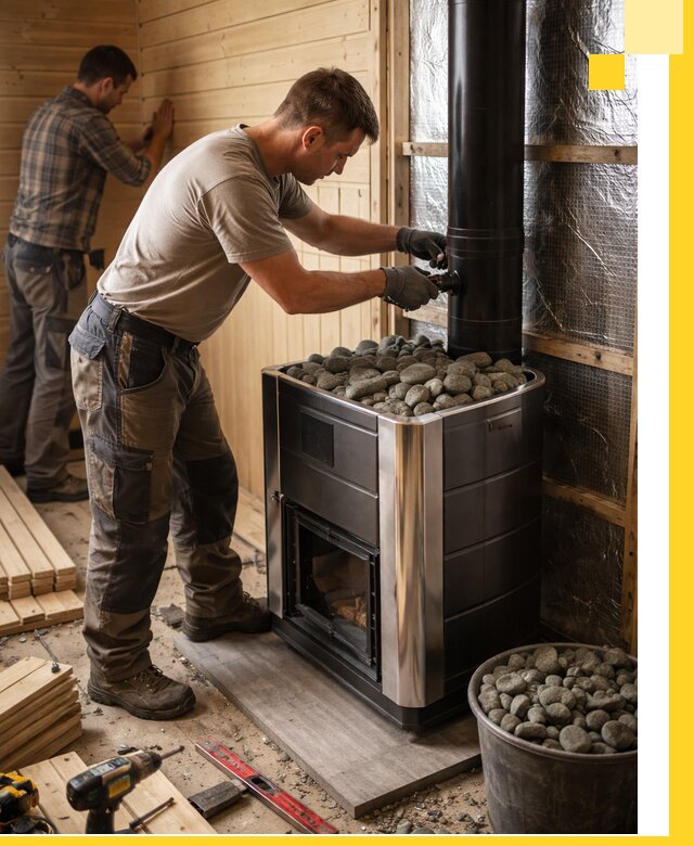 Проектирование и строительство парилок для бани в Чусовой под ключ