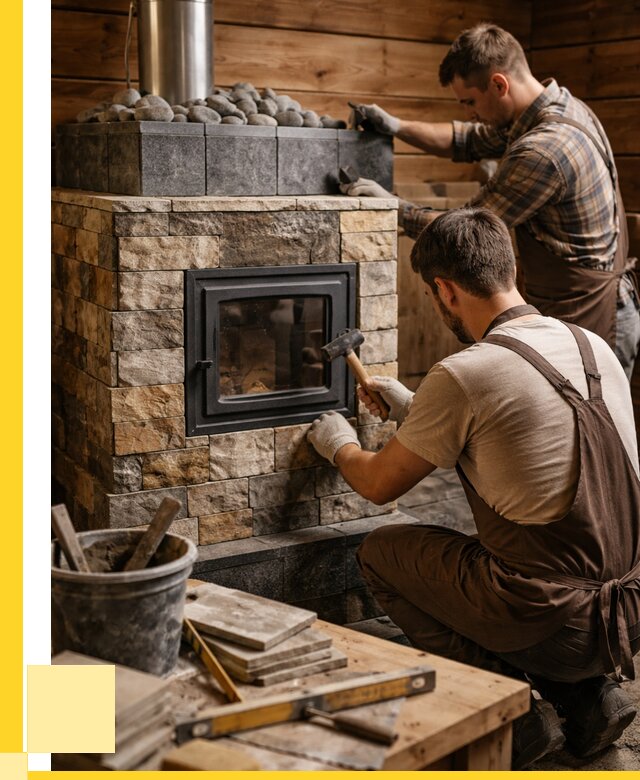 Облицовка банной печи в Чусовой от 15672 р. | ЭриданЧсв