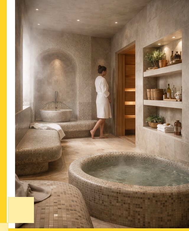 Строительство бани с хамамом в Чусовой от 783600 р. | ЭриданЧсв