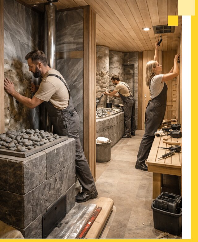 Строительство бань и SPA процедур в Чусовой под ключ и отделкой