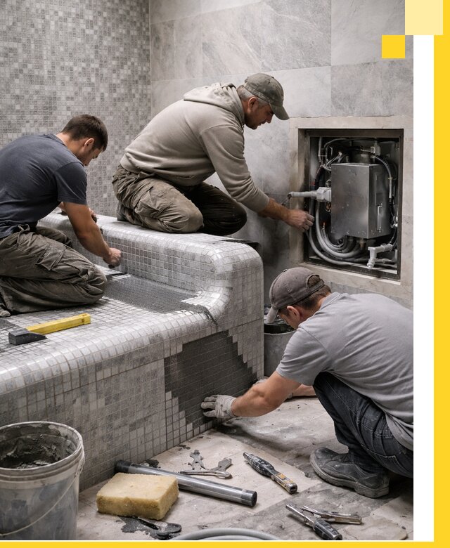 Проекты хамамов под ключ в Чусовой и дизайн и строительство