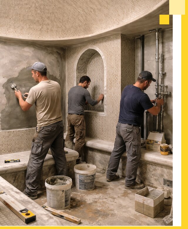 Профессиональный монтаж хамамов под ключ в Чусовой с гарантией