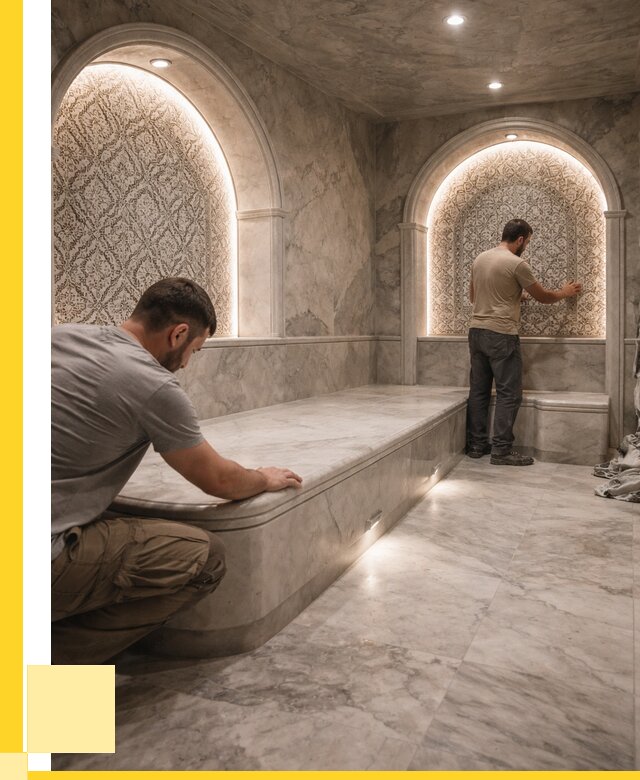 Турецкие бани под ключ в Чусовой от 261200 р. | ЭриданЧсв