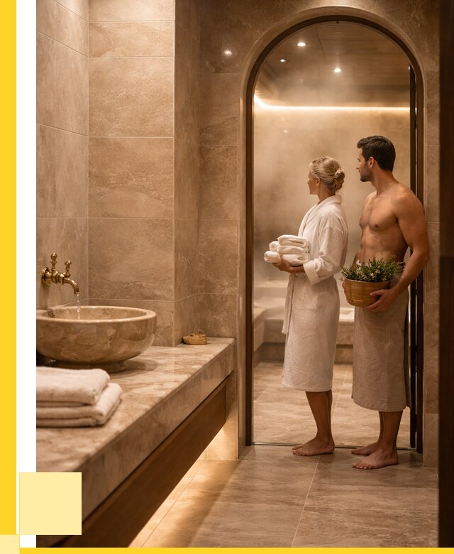 Проект и монтаж сауны и хамама в Чусовой от 365680 р., ЭриданЧсв