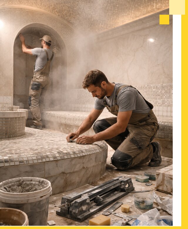 Профессиональный дизайн хамама и SPA под ключ в Чусовой