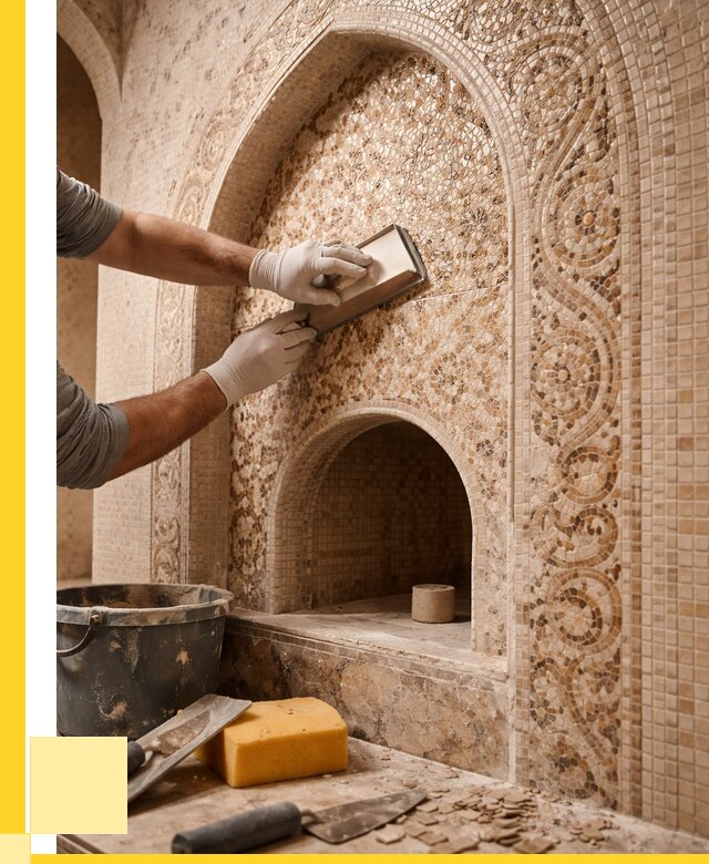 Мозаика для хамама в Чусовой под ключ от 5224 р. | ЭриданЧсв